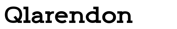 Qlarendon font preview